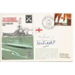 Navy Yeovilton Launch HMS Dreadnought 1906 Flown Signed GB 1976 Stamp FDC Royal. Good Condition. All