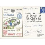 Stoke City multisigned FDC Issued By Dawn Covers And Dated 4th March 1972, Commemorating The 1972