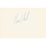 Harvey Smith Show Jumper autograph to Mike signed to 6 x 4 white card. Good Condition. All signed