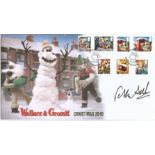 Peter Sallis signed Wallace & Gromit FDC. 2/11/10 Wigan postmark. Good Condition. All signed items