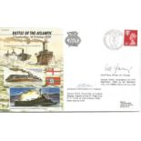 Chief Petty Officer J H Young and Ltnt Comm H J Instance signed Battle of the Atlantic JS50/39/2