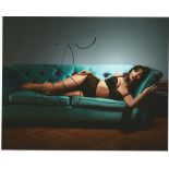 DAISY LOWE Model signed Sexy 8x10 Photo. Good Condition. All signed items come with our