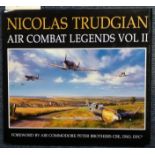 Nicolas Trudgian Multisigned Air Combat Legends Volume II book. 95 pages of his stunning aviation