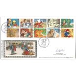 Michael Bond signed Greetings FDC. BLCS91b. 1/2/94 London W2 postmark. Good Condition. All signed