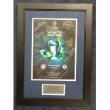 Chelsea FC Champion league winners 2012 signed presentation. Good Condition. All signed items come