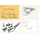 Boxers signed 6x4 white index card collection.20 cards. Dedicated to Mike or Michael. Some of