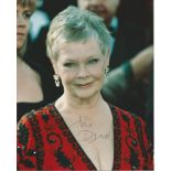 Dame Judi Dench signed 10 x 8 colour photo. Good Condition. All signed items come with our