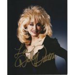 Dolly Parton signed 10x8 colour photo. Good Condition. All signed items come with our certificate of