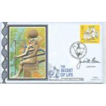 Judith Hann signed The Secret of Life 50th anniversary of the discovery of DNA Benham single stamp