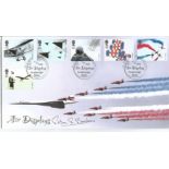 Peter S Bake signed Air Displays FDC.17/7/08 Farnborough postmark. Good Condition. All signed