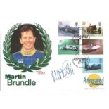 Martin Brundle Racing Driver signed official Autographed editions 1998 Speed FDC with Silverstone
