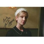 JOANNE FROGGATT Actress signed in-person Downton Abbey 8x12 Photo. Good Condition. All signed