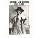 Kid Creole and the Coconuts signed 10x8 b/w photo. American musical group created and led by