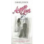 David Essex signed Aspects of Love Theatre flyer. Good Condition. All signed items come with our