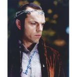 Hugo Weaving signed 10 x 8 colour photo. Good Condition. All signed items come with our