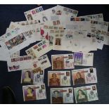 GB FDC collection. 39 covers ranging from 1966 to 2003. Some with neat typed addresses. Good