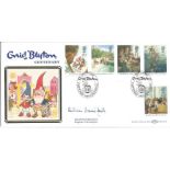 Gillian Baverstock signed Enid Blyton FDC. BLCS132. 9/9/97 London W1 postmark. Good Condition. All