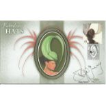 Phillip Treacy signed Fabulous Hats Benham single stamp official FDC. Good Condition. All signed