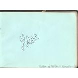 Music autograph album. Signed by Goldie and Gingerbreads, Keith Fordyce, David Fell, Jimmy Thompson,