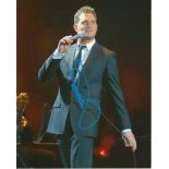 Michael Buble signed 10x8 colour photo. Good Condition. All signed items come with our certificate