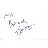 James Cracknell Rower autograph to Mike signed to 6 x 4 white card. Good Condition. All signed items