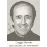 DUGGIE BROWN Comedian & Actor signed Photo. Good Condition. All signed items come with our