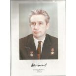 KONSTANTIN FEOKTISTOV Russian Cosmonaut signed 8x12 Photo. Good Condition. All signed items come