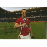 SAM WARBURTON signed in-person Wales Rugby 8x12 Photo. Good Condition. All signed items come with