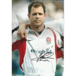 KYRAN BRACKEN signed in-person England Rugby 8x12 Photo. Good Condition. All signed items come