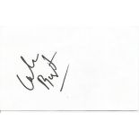 Calum Best signed white card. British American television personality. Good Condition. All signed