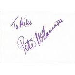 Pete McNamara Tennis autograph to Mike signed to 6 x 4 white card. Good Condition. All signed