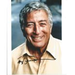 Tony Bennett signed 10x8 colour photo. Good Condition. All signed items come with our certificate of