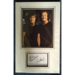 Colin Blunstone, Rod Argent autographed presentation. High quality professionally mounted 28cm x