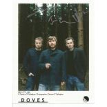 Doves Fully Signed Emi 8x10 Promo Photo. Good Condition. All signed items come with our