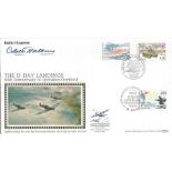 Odette Hallowes GC WW2 Resistance signed 1994 Benham D-Day Landings 50th anniversary FDC. Good