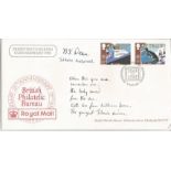 RMS Titanic survivors B V Dean and Millvina Dean signed 1988 FDC. B V has added Titanic Survivor and