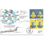 Margaret Thatcher and Wg Comm Bingham signed 1990 RAF Information Technology FDC with BFPS 2220