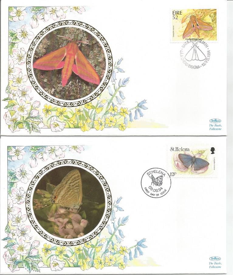 Butterfly Benham FDC collection. 26 covers in burgundy Benham album. Good Condition. All signed - Image 3 of 4