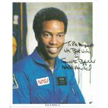 Guion Bluford NASA astronaut signed 10x8 colour portrait litho. Good Condition. All signed items