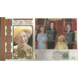1900 Gold Sovereign 100th Birthday Queen Mother Benham 22ct Gold Border official coin FDC PNC.