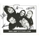 Marillion Fully Signed 8x10 Promo Photo. Good Condition. All signed items come with our