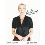 Annie Lennox Eurythmics Singer Signed 8x10 Promo Photo. Good Condition. All signed items come with