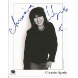 Chrissie Hynde Pretenders Singer Signed 8x10 Promo Photo. Good Condition. All signed items come with