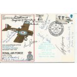 Great War German aces Multisigned RAF Halton cover. Signed by Hans von Schiller, Ernst Kredel,