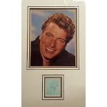 Frank Ifield autographed presentation. An authentic autograph matted with a nice 10 x 8 inch, 20 x