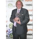 Rick Wakeman signed music 12x8 colour photo. Good Condition. All signed items come with our