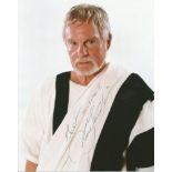 Derek Jacobi signed 10x8 colour photo from Gladiator. Good Condition. All signed items come with our