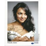 Norah Jones Singer Signed 8x10 Promo Photo. Good Condition. All signed items come with our