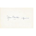 Jean Batten signed reverse of b/w aircraft postcard. Good Condition. All signed items come with