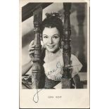 Jean Kent signed postcard size b/w photo. 1921 ? 2013 was an English film and television actress.